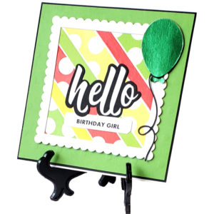 Hello Rainbow Birthday Card