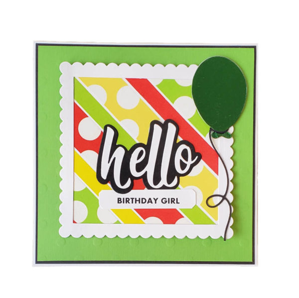 Hello Birthday Greeting Card