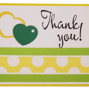 Thank You From the Heart Card (Set of 4)