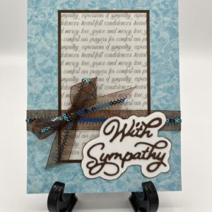 With Sympathy Greeting Card