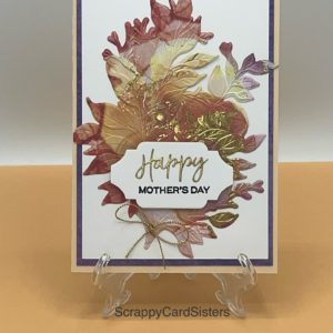 Mother’s Day 3D Flower Card | Gold Foil Accents | 5×7