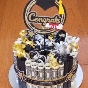 Graduation Scrappy Cash Cake