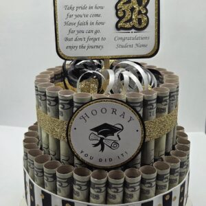 Graduation Scrappy Ca$h Cake (Two-Tier)