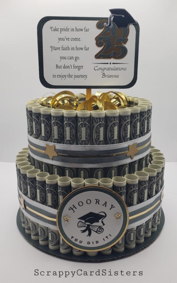 Graduation Scrappy Cash Cake