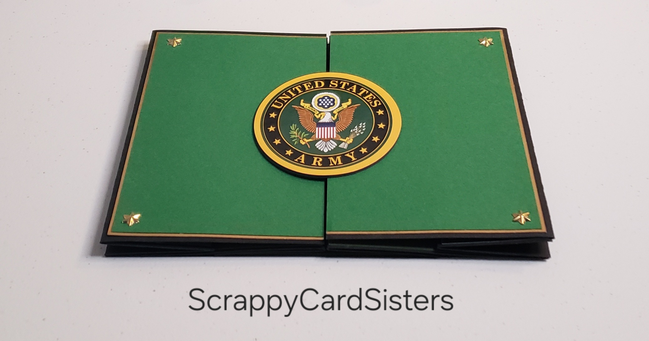 Army Story Card by Scrappy Card Sisters