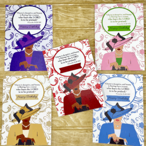 Happy Birthday – Proverbs 31 Queen | 5×7 – Set of 5