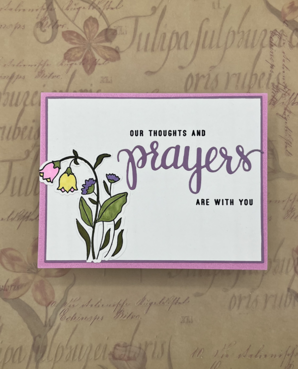 Thoughts and Prayers - Custom Personalized Greeting Cards in NC and ...