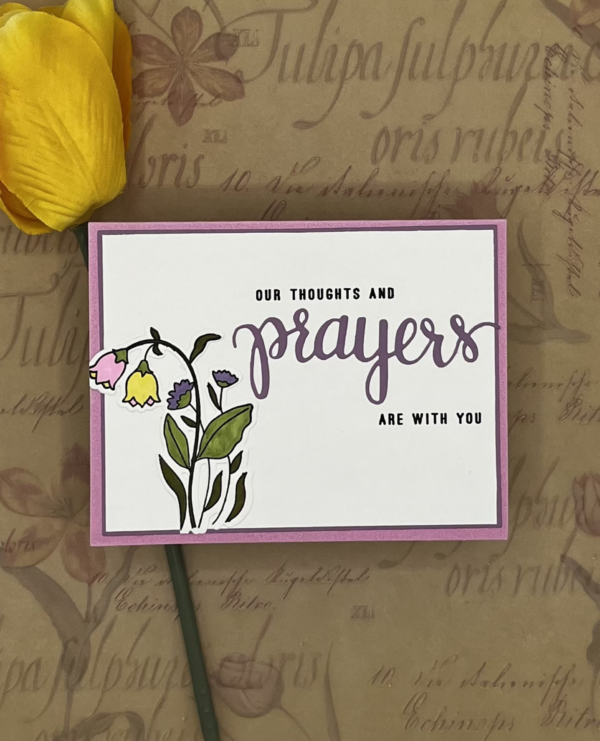 Thoughts and Prayers - Custom Personalized Greeting Cards in NC and ...