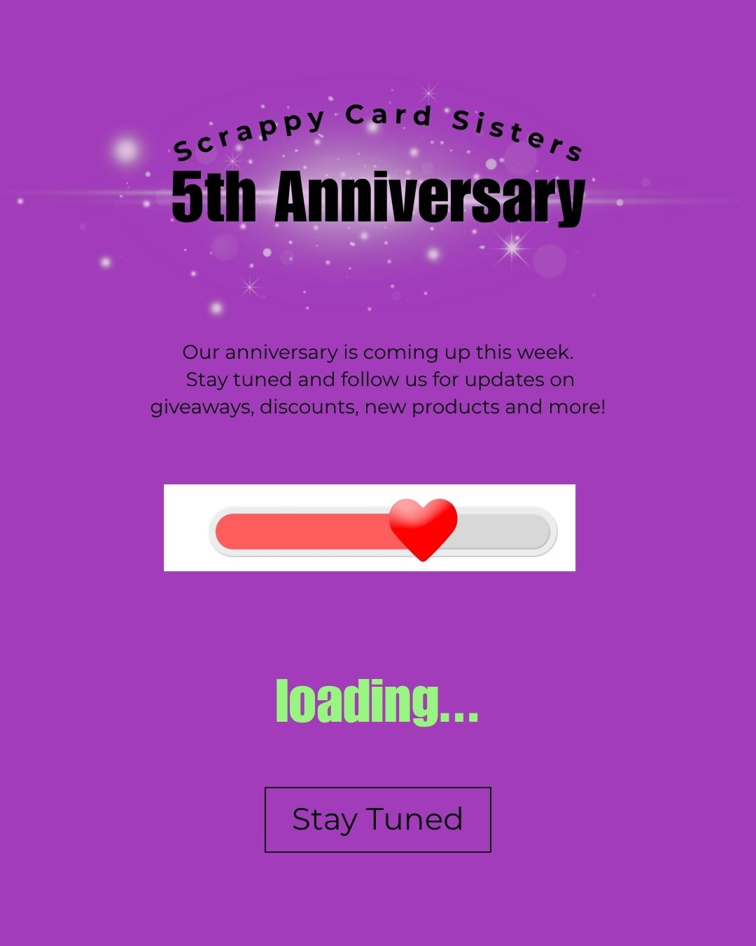 Read more about the article Scrappy Cards Sisters Turns 5 this week!